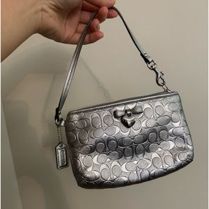 Coach small wristlet pouch